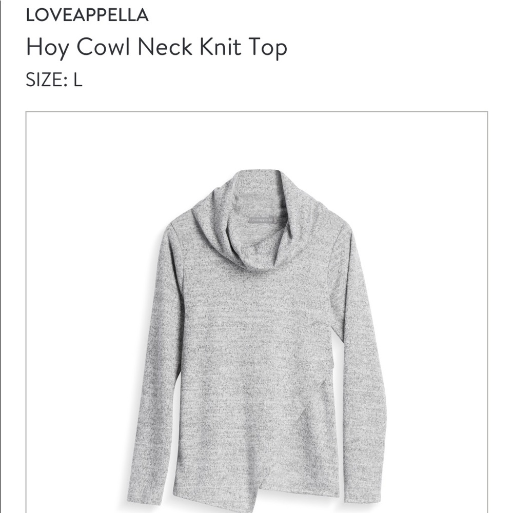 Stitch Fix Loveapella asymmetrical sweater